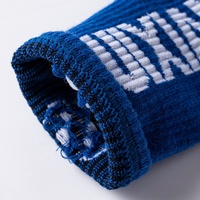 Chaussettes de sport hip-hop en coton avec lettres Chaussettes de rue en gros Chaussettes personnalisées pour hommes des quatre saisons Logo tissé tricoté 3 paires