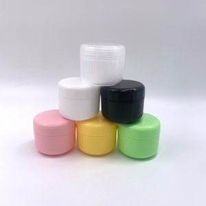 บรรจุภัณฑ์เครื่องสำอางแบบขวดพลาสติก PP ทรงกลม สีตามสั่ง ขายส่ง ขนาด 30 มล. 50 มล. 100 มล. 200 มล. พร้อมฝาปิด - Product Image 6