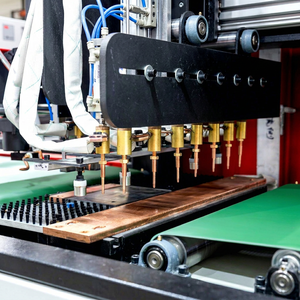 Machine de soudage par points automatique, soudeuse par points CNC, système de soudage de précision pneumatique pour la production de panneaux d'étagères de classeurs - Product Image 1