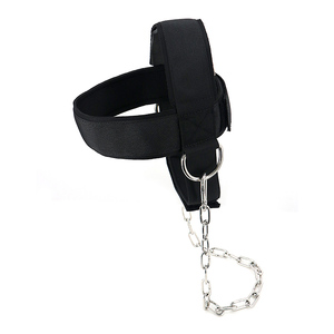 Accesorios de gimnasio, arnés de cuello de Fitness de alta resistencia para entrenamiento de gimnasio, arnés de cabeza de levantamiento de pesas, entrenamiento de cuello - Product Image 4