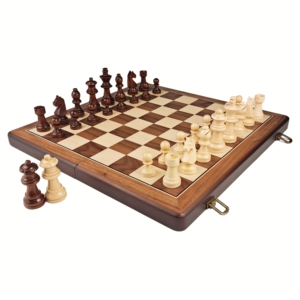 Nieuw Ontwerp 15 Inch Hoge Kwaliteit Bordspel Draagbare Opvouwbare Luxe Houten Magnetische Schaakset - Product Image 2