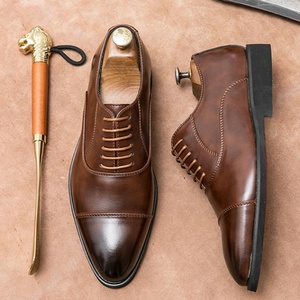 Zapatos Oxford Formales con Cordones, Transpirables, Antideslizantes, con Soporte de Arco Cómodo, para Hombre, para Negocios, Oficina, Bodas, Fiestas Casuales - Product Image 1