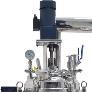 1 yıl garanti 10 litre Pilot reaktör paslanmaz çelik paslanmaz çelik karıştırma reaktörü kimyasal reaktör - Product Image 3