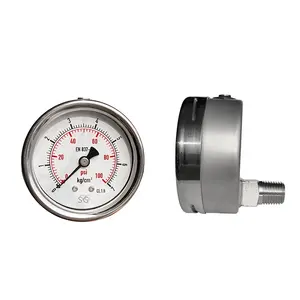 SS 2.5inch 100psi Value Precision High Pressure Gauge