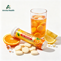 Comprimé effervescent multivitaminé OEM/ODM à haute absorption de vitamine C et zinc pour boisson énergisante