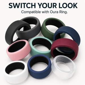 Coque de protection en silicone multicolore pour Oura Ring 5/4 Galaxy Ring RingConn Ultrahuman – Changez votre look avec ce pack de protection pour bague intelligente - Product Image 4
