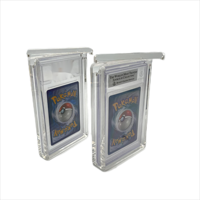 Étui de présentation en acrylique personnalisé JIHONG pour cartes gradées, protection pour cartes gradées PS-A CGC BGS TCG