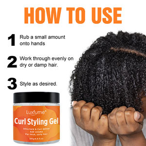 <span class=keywords><strong>Gel</strong></span> para <span class=keywords><strong>Rizos</strong></span> con Fijación Fuerte, Control del Frizz, Brillo y Fijación Extra - Product Image 4