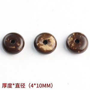 Coconut Shell Round <b>Spacer</b> Beads 2x8mm 2x10mm 2x12mm 4x8mm 4x10mm For DIY Jewelry Making Accessories - Product Image 2