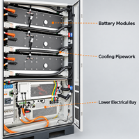 Armoire de stockage d'énergie à batterie commerciale pour la réduction de la facture de charge et les projets d'économie d'électricité