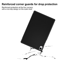 Étui de protection fin antichoc pour tablette Samsung Galaxy Tab A11 Plus S10 FE avec fonction de réveil intelligent et support pliable en trois parties