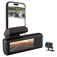 Cámara de Coche Oculta 2k con Wifi, Grabación Delantera y Trasera con Doble Lente, Pantalla de 2.99 Pulgadas y Visión Nocturna F5