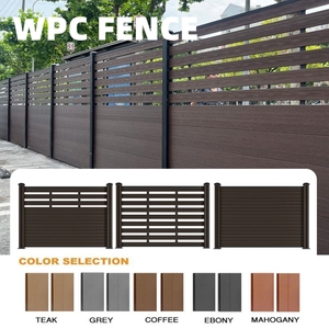 Paneles de Cercado de WPC Modernos y Ecológicos, de Alta Calidad, Impermeables, Resistentes al Fuego, a la Oxidación y a los Rayos UV, Fáciles de Instalar en Exteriores - Product Image 2