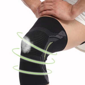 ANTMAX Manchon <span class=keywords><strong>de</strong></span> genou respirant en nylon élastique à lacets, soutien <span class=keywords><strong>de</strong></span> compression <span class=keywords><strong>pour</strong></span> hommes et femmes, idéal <span class=keywords><strong>pour</strong></span> le sport, la course, le football, le basketball - Product Image 2