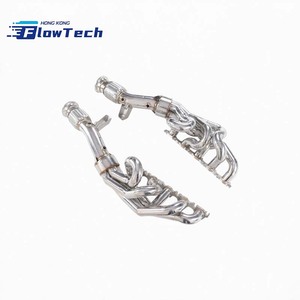 Colectores de escape rectos de longitud igual SS304 para Lamborghini Huracan LP610-4 5.2L V10 con acabado pulido espejo - Product Image 1
