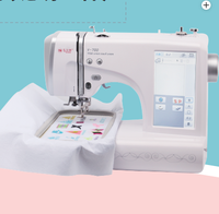 Nouvelle machine à broder plate à aiguille unique, informatisée, automatique et haute vitesse JANOME avec moteur et pompe pour usage domestique et vente au détail