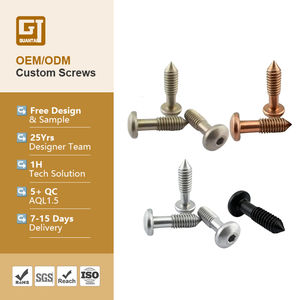 Vis à tête hexagonale en acier au carbone noir sur mesure M4 M5 M6, vis à tête cylindrique captive en acier inoxydable 304, vis <span class=keywords><strong>de</strong></span> machine en laiton - Product Image 1