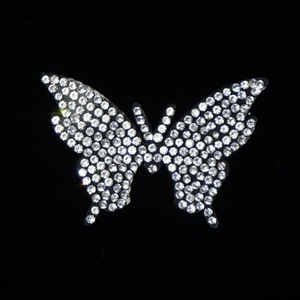 ドラゴン熱転写印刷ステッカークリスタルガラスビーズデカールラインストーンアイロンアップリケホットフィックスラインストーンパッチ - Product Image 2