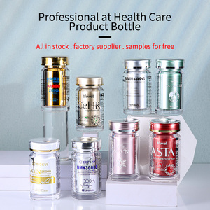 100 ml nhựa <span class=keywords><strong>Pill</strong></span> chai PS chất liệu với màn hình in ấn cho vitamin và bổ sung lưu trữ <span class=keywords><strong>container</strong></span> - Product Image 2