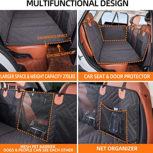 Extensor de Cubierta de Coche Negro, Material Oxford, Cubierta de Asiento Trasero de Fondo Duro, Suministros para Mascotas, 1 Unidad, Envío Gratis - Product Image 5