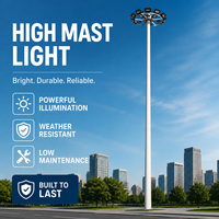 Farol Decorativo LED para Jardín Exterior, Poste de Lámpara Galvanizado en Caliente Q235B Q355B, Altura Personalizada, Cantidad Personalizada, Base con Brida