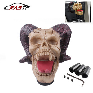 CRASTP Perilla de Cambio de Marchas con Diseño de Calavera, de Plástico, Manual/Automática, Ergonómica, Universal - Product Image 1