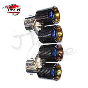 Tubos de Escape Cuádruples de Acero Inoxidable para <span class=keywords><strong>BMW</strong></span> M Style G2X M340 <span class=keywords><strong>M440</strong></span> G4X M240, Puntas de Escape y Silenciador, Aspecto de Fibra de Carbono - Product Image 3