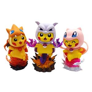 <span class=keywords><strong>Figura</strong></span> de acción Pokémon: Pikachu disfrazado, Pokémon pequeño, Dragón de Fuego, Genji, Fantasma, Bulbasaur, Semilla Pokémon - Product Image 5