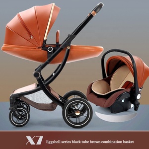 3-in-1-Kinderwagen konvertibler tragbarer einklappbarer Babykinderwagen Neugeborenen-Standardluxus - Product Image 3