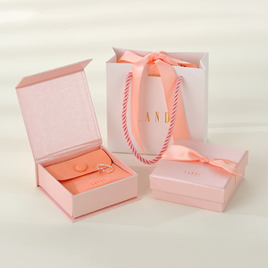 Factory Custom Logo Paper Bag Necklace Ring Magnetic Packaging Set Jewellery Microfiber <b>Envelope</b> Pouch Drawer Jewelry <b>Gift</b> Boxes - Product Image 3