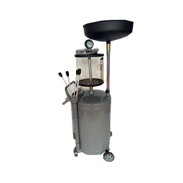 High Quality Luxury 80L Oil Drainer Stand Changer Collector Pneumatic Waster Oil Drainer Oil Extractor