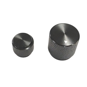 Customized 19mm Diameter CNC Black Anodized Guitar Knob <b>Switch</b> Audio Knob Electronic Accessory - Product Image 1