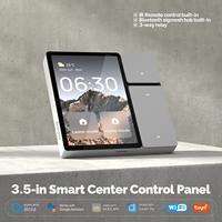 Tuya WiFi 3.5 pouces Smart Control Panneau en aluminium Zigbee Tuya Interrupteur d'éclairage intelligent