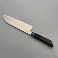 Couteau de chef professionnel damas forgé à la main japonais 33 couches couteau Santoku damas