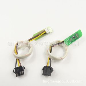 Nouveau câble de commutation de ventilateur de la série ET pour chauffe-eau à gaz, fixation par vis avec circuit imprimé vert et connecteurs noirs - Product Image 3
