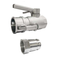Raccord rapide en acier inoxydable, joint pivotant, accessoire pour camion-citerne, HUATE HT-DF 3 pouces