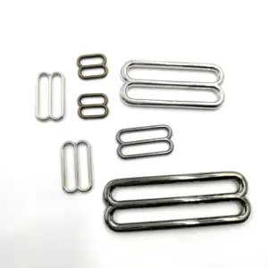 Popular Metal Underwear Accessories Bra Slider And Ring Adjuster Buckle For Strap Underwear