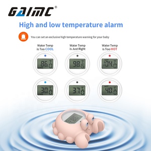 GAIMC GBT114 экологически чистый пластиковый детский душ плавающий игрушечный Цифровой Детский термометр для ванны воды - Product Image 5