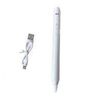 Stylo pointeur laser blanc interactif pour tableau blanc avec longueur d'onde de 940 nm/850 nm, pointe remplaçable, affichage de la puissance rechargeable