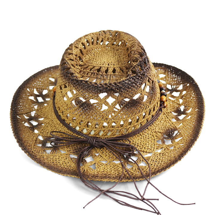 ST12 Handmade Crocheted Bohemian Style Fedora