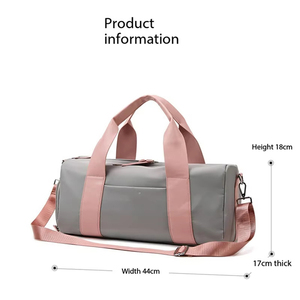 Bolsa de Gimnasio de Gran Capacidad con Logotipo Personalizado, Separación para Ropa Seca y Mojada, Bolsa de Viaje Resistente - Product Image 3