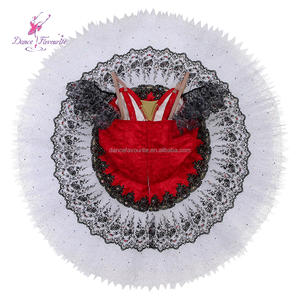 Tutú <span class=keywords><strong>de</strong></span> Tul Rígido Blanco con Corpiño Rojo Personalizado para Adultos B26654, Tutú <span class=keywords><strong>de</strong></span> Danza Profesional <span class=keywords><strong>de</strong></span> <span class=keywords><strong>Cascanueces</strong></span>, Tutú <span class=keywords><strong>de</strong></span> <span class=keywords><strong>Hada</strong></span> Azucarada Paquita - Product Image 2