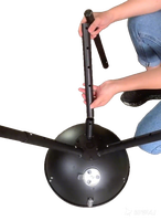 Barbecue portable émaillé au charbon de bois pour extérieur, modèle Apple, four à charbon pour cuisine extérieure
