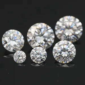 Zuanfa Wholesale GRA Certificate Shining Brilliant D Color FL Clarity Diamond Moissanite Stones Price