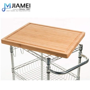 رف منظم للمطبخ من جيامي بثلاث طبقات، سلة سلكية، عربة أرفف سلكية - Product Image 4