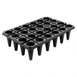 Plateau de semis robuste en plastique HIPS à 16 alvéoles pour jardin, forêt, pépinière et fraises - Product Image 1