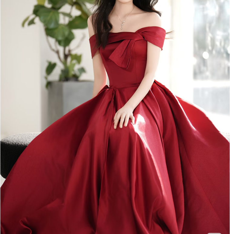 strapless open back dress Elegant Red Long Prom Dresses Detachable Train with Sleeves, Hottest Long  Prom Party Dresses cg15154