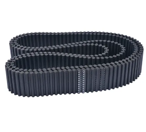 Dubbelzijdig Htd 3M 5M 8M 14M 20M Open Einde Synchrone Riem Pu Rubber Distributieriem Met Stalen Kern