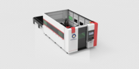3015 Vollständig geschlossene automatische CNC-Faserlaserschneidmaschine mit Wechseltisch, 3000W, AI/DWG, hohe Produktivität, Wasserkühlung für