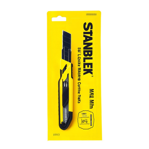 Stanley Self Locking Cutter 18 Mm Utility Knife For Precise Cutting Tasks - Product Image 2
